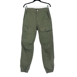 Five Star General Cargo Joggers Women 3/26 Green Utility Hiking Lounge Travel